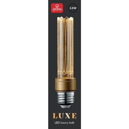 GLOBE ELECTRIC Luxe E26 E26 (Medium) Filament LED Bulb Warm White 40 Watt Equivalence 35885